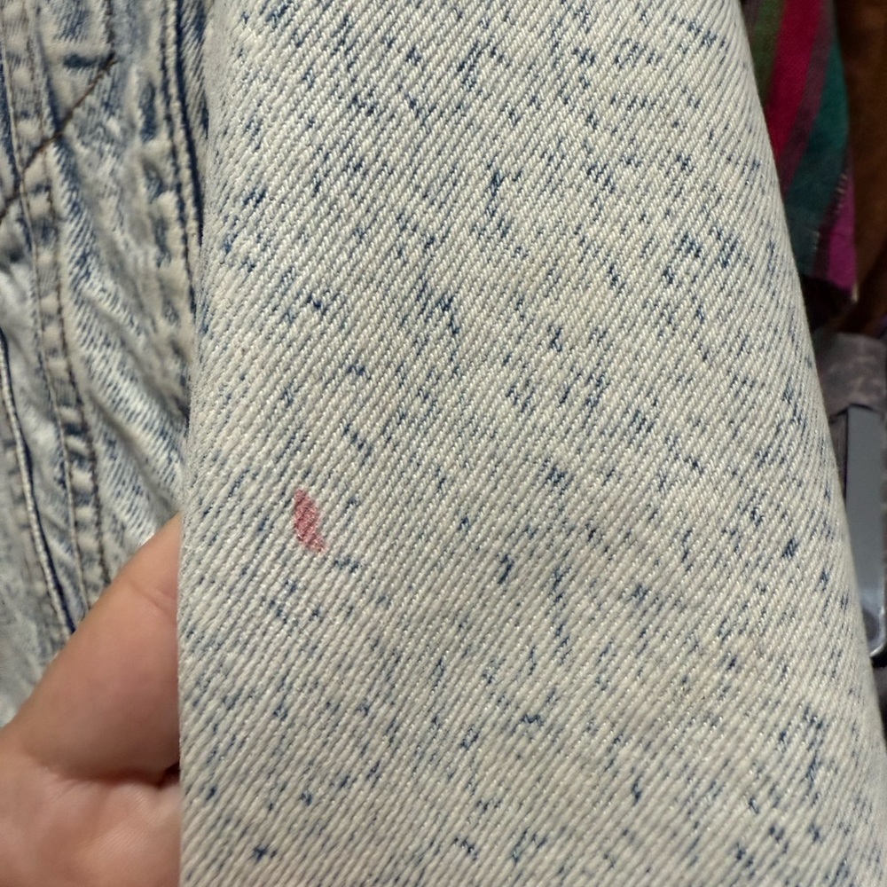 Levi's White Denim Sherpa Jacket - Picture 4 of 4